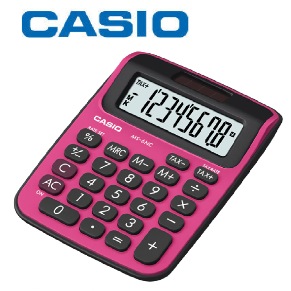 CALCULADORA DE MESA CASIO 8 DIGITOS COLORES - Imagen 3