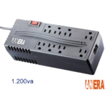 REGULADOR DE VOLTAGE 1200VA 8P ANERA
