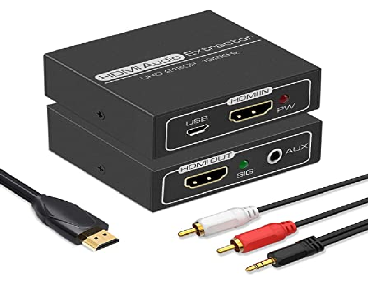 EXTRACTOR DE AUDIO HDMI EXTRACTOR HDMI A HDMI+AUDIO - Imagen 1