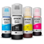 KIT 4 TINTAS T544/504 PREMIUM PARA IMPRESORA EPSON