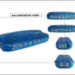 KVM 4PUERTOS CON PS2 VGA PLASTICO