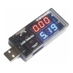 MEDIDOR VOLTAJE DIGITAL TESTER AMPERAJE CARGA USB 3 A 9 V