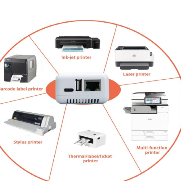 PRINTER SERVER 1 PUERTO USB 1 PUERTO RJ45 - Imagen 2