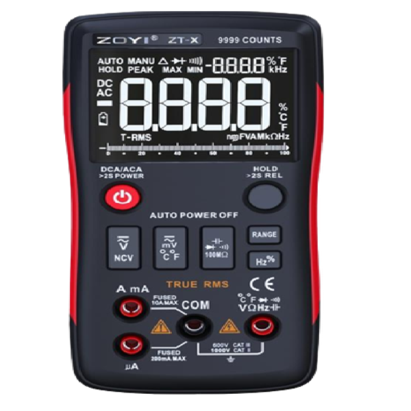 MULTIMETRO MEDIDOR DE FRECUENCIA Y TEMPERATURA ZT-X - Imagen 2