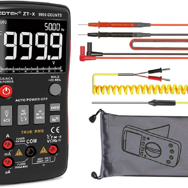 MULTIMETRO MEDIDOR DE FRECUENCIA Y TEMPERATURA ZT-X