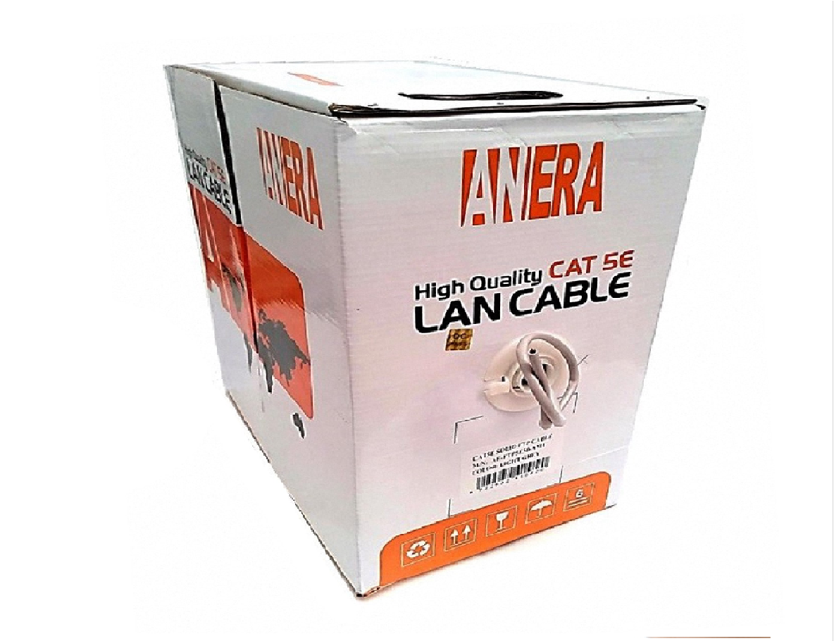 CABLE DE RED FTP CAT5E CABLE FTP CAT5 ROLLO 305M - Imagen 1