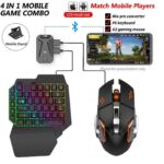 COMBO 4EN1 PARA JUEGOS MOBILE INALAMBRICO PARA ANDROID Y IOS