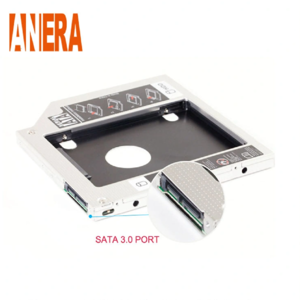 LECTOR DOBLE DISCO DURO HDD CADDY 12.7MM - Imagen 2