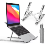 STAND DE ALUMINIO PARA TABLET RESISTENTE GRIS