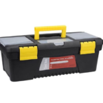 CAJA PLASTICA PARA HERRAMIENTAS 13X6.3X5" NEGRA