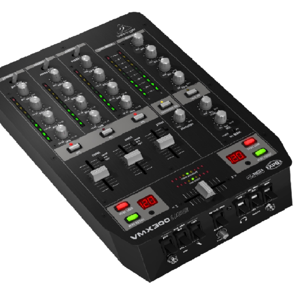 MEZCLADOR 3 CANALES USB BEHERINGER VMX300USB