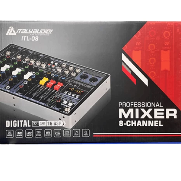 CONSOLA 8 CANALES  ITALY AUDIO ITL-08