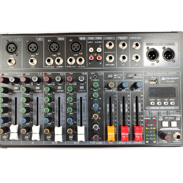 CONSOLA 8 CANALES  ITALY AUDIO ITL-08 - Imagen 2