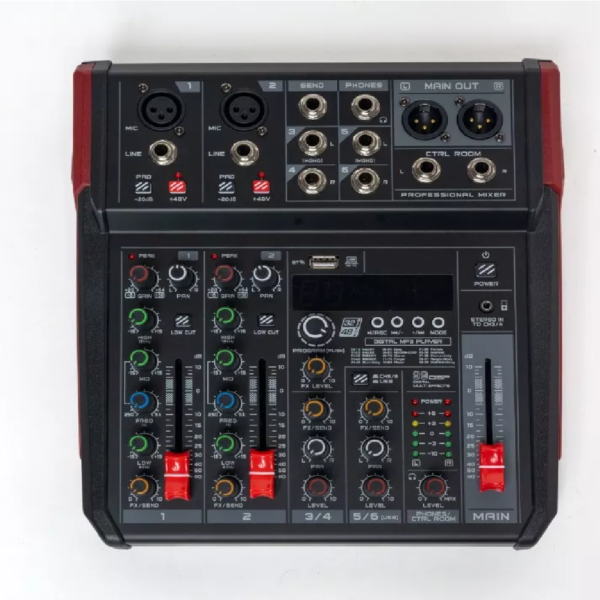 CONSOLA 6 CANALES ITALY AUDIO ITL-06 - Imagen 2