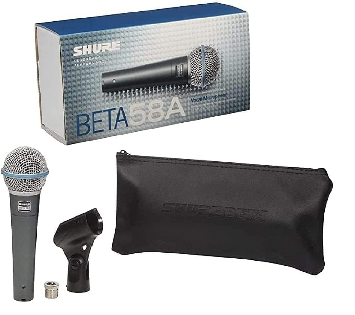 SHURE BETA 58A MICROFONO BETA58A SHURE ORIGINAL - Imagen 1