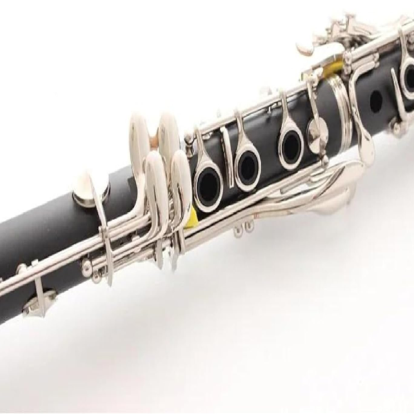 CLARINETE DE LLAVES NIQUELADAS DE 17 TECLAS Y 6 ANILLOS EN SI BEMOL NEGRO - Imagen 3
