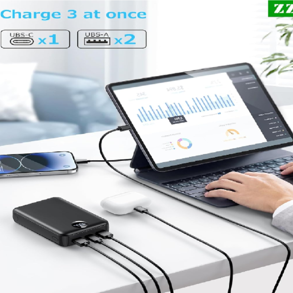 POWER BANK 40000MAH NEGRA - Imagen 2