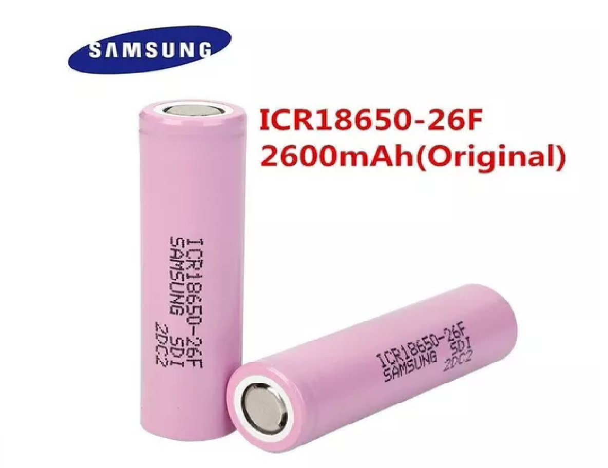 BATERIA RECARGABLE 18650 3.7V 2600MHA SAMSUNG BATERIA RECARGABLE 18650 3.7V 2600MHA SAMSUNG - Imagen 1