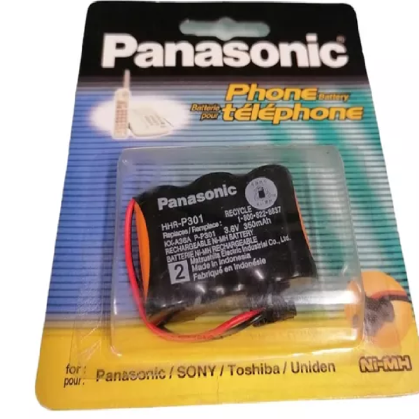 BATERIA TELELFONO 3.6V 300AMP PANASONIC HHR-P301