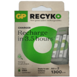 CARGADOR DE PILAS AA/AAA X2 +2 AA-1300 MAH RECYKO