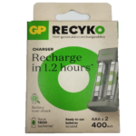 CARGADOR DE PILAS AA/AAAX2+2AAA -400MAH RECYKO