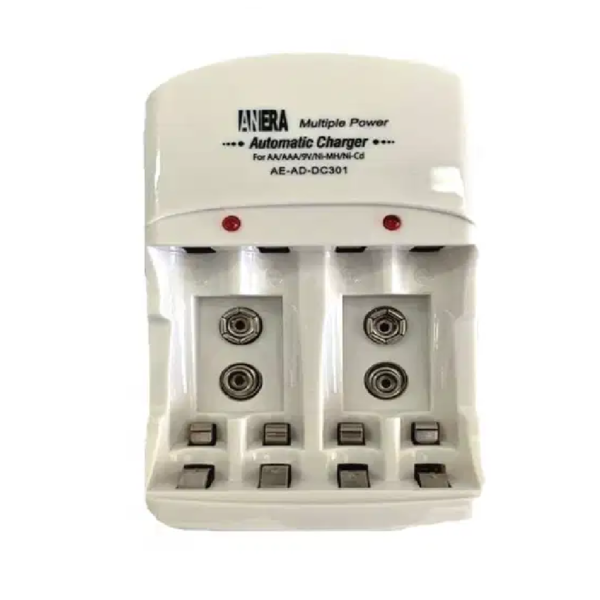 CARGADOR PILAS 2AA-AAA-9VOLTIOS DC302 - Imagen 2