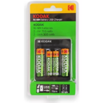 CARGADOR USB +2 PILAS AA/2 PILAS AAA DE 750 MAH KODAK
