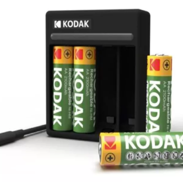 CARGADOR USB + 4 PILAS AA 2100MAH - Imagen 2