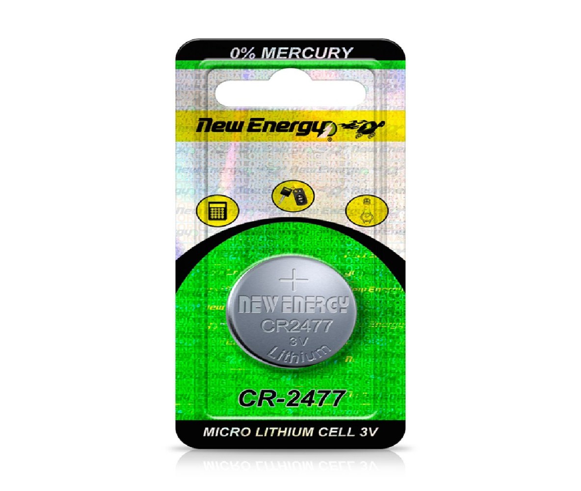 PILA DE RELOJ 2477 LITHIO NEW ENERGY PILA DE RELOJ CR-2477 LITHIO NEW ENERGY - Imagen 1