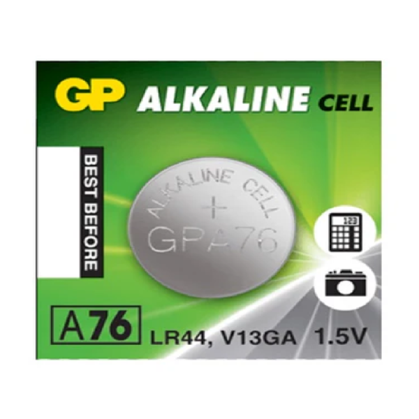 PILA DE RELOJ A76/LR44 GP