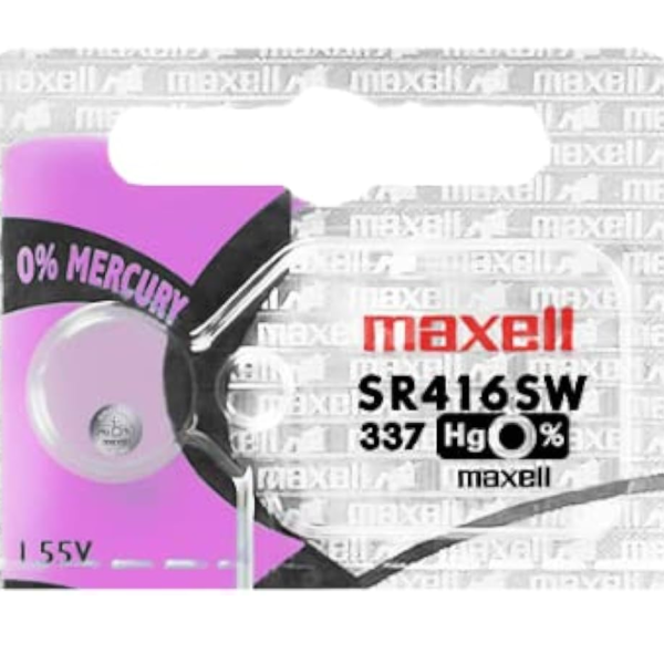 PILA DE RELOJ 1.55V MAXXEL SR416 - Imagen 2
