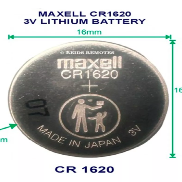 PILAS DE RELOJ 1.55V MAXELL CR1620 - Imagen 2