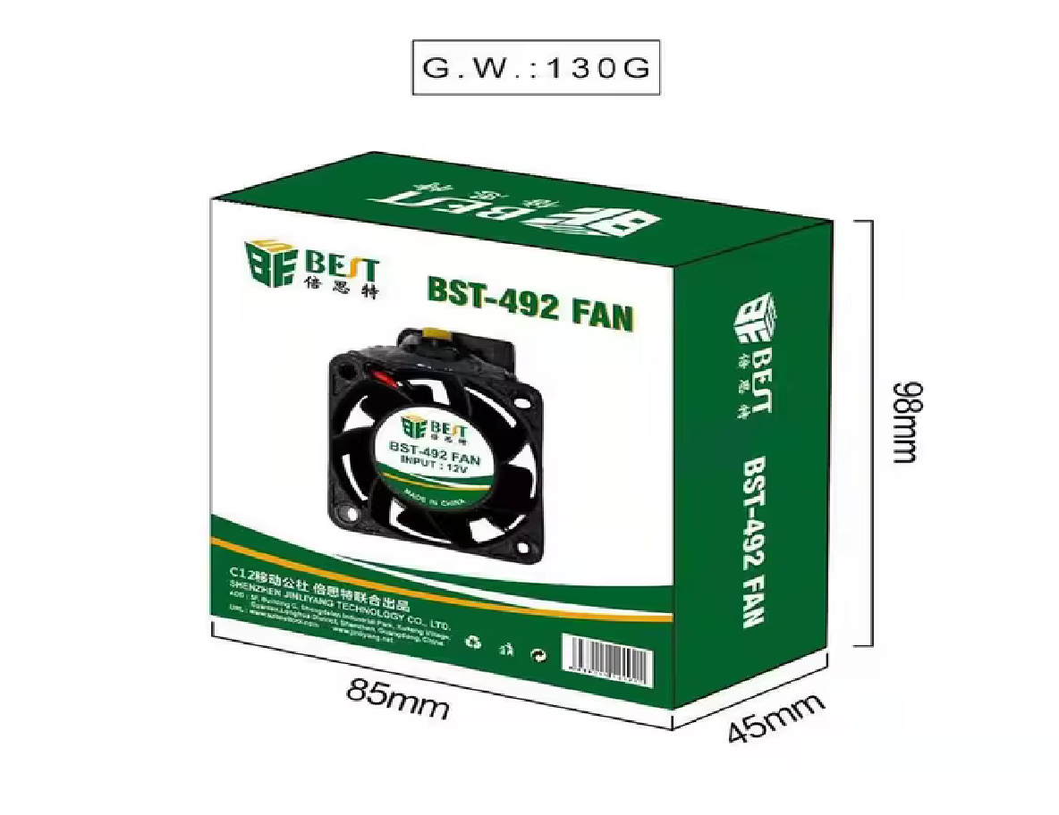 SH.BST.492FAN MINI VENTILADOR EXTRACTOR 12V CORRIENTE MINI VENTILADOR EXTRACTOR 12V CORRIENTE - Imagen 1