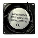 VENTILADOR 110V AC 0.12A 8X8X3.8 METAL