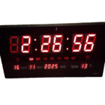 RELOJ DIGITAL LED DE PARED ROJO
