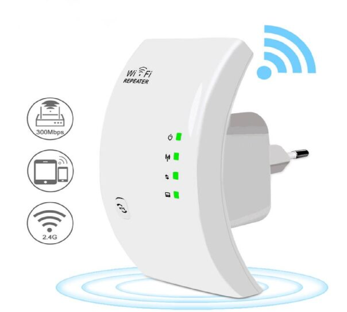 REPETIDOR DE SEÑAL WIFI 300MBPS AE.WIFIRP01 1 REPETIDOR DE SEÑAL WIFI 300MBPS - Imagen 1