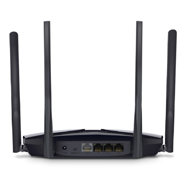 ROUTER MERCUSYS  WIFI-6 hasta 3Gbps DUAL BAND 4ANT. WPA3 NEGRO - Imagen 3