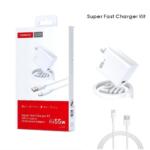 ADAPTADOR DE 55W, 1 PUERTO USB CON CABLE TIPO IPHONE 2M