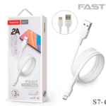 CABLE ANTI-ROTURA DE CARGA 3MTS USB A TIPO C
