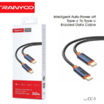 CABLE CARGA RAPIDA C A C DE 1.2M 100W APAGADO INTELIGENTE TRENZADO