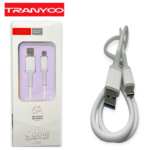 CABLE TIPO C 1M FAST 6AMP  BLANCO TRANYOO