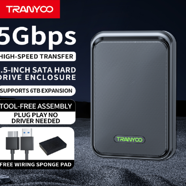 ENCLOSURE SATA DE 2,5 PULGADAS TRANYOO - Imagen 2