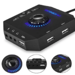 TARJETA DE SONIDO EXTERNA 2.0+HUB 3P USB
