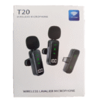 MICROFONO DE SOLAPA DUO TIPO C INALAMBRICO