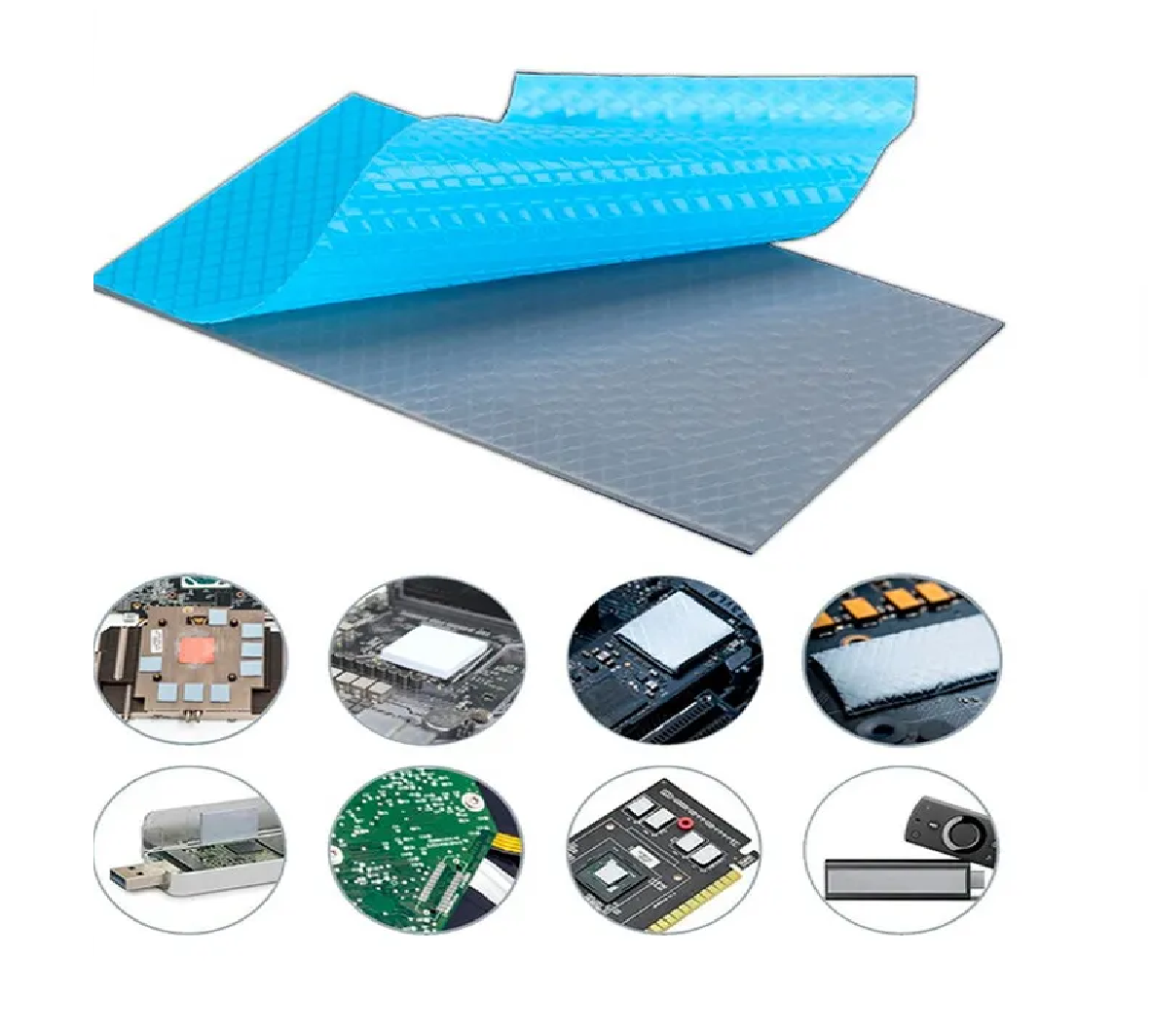 PAD DISIPADOR DE CALOR 10x10x2.0MM PAD DISIPADOR DE CALOR 10x10x2.0MM - Imagen 1