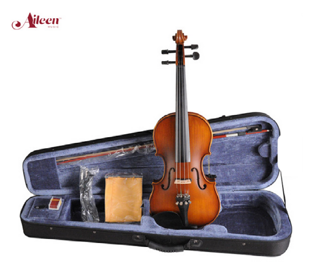 VIOLÍN ELÉCTRICO DE 4-4 CON ECUALIZADOR CUERPO DE MADERA MACIZA DIAPASÓN DE MADERA 2 VIOLÍN ELÉCTRICO DE 4/4 CON ECUALIZADOR CUERPO DE MADERA MACIZA DIAPASÓN DE MADERA - Imagen 1
