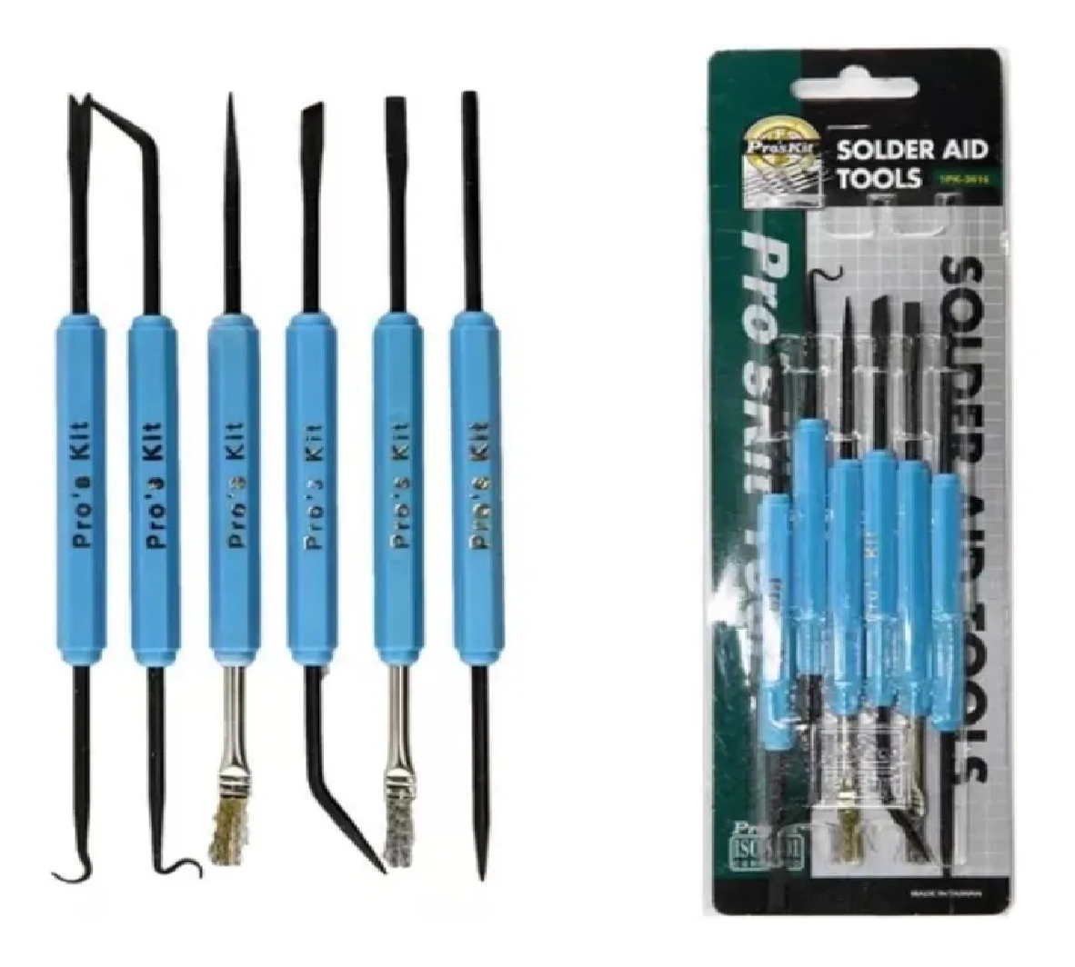 KIT DE LIMPIEZA DE SOLDADURA PROSKIT 6PZS 1 KIT DE LIMPIEZA DE SOLDADURA PROSKIT 6PZS - Imagen 1