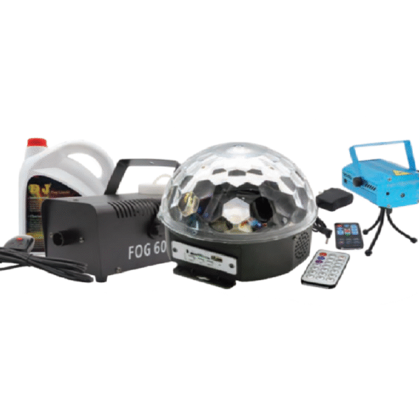 KIT DE LUCES, LASER Y CAMARA DE HUMO - Imagen 2