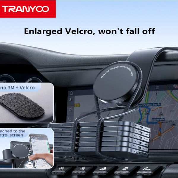 SOPORTE MAGNETICO DE TELEFONO CON VELCRO PARA VEHICULO - Imagen 4