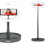 TRIPODE CELULAR CAMARA EXTENSIBLE ARO DE LUZ REGULABLE SUNPAK